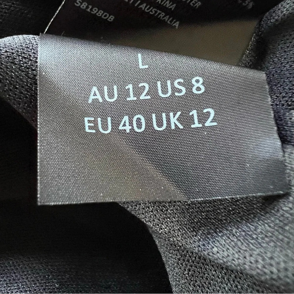 New! Bardot Black Spaghetti Strap Sequin Mini Dress nwt 26203 - Picture 10 of 10